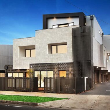 Front view of the 98 Albert Street development